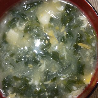モロヘイヤ中華スープ